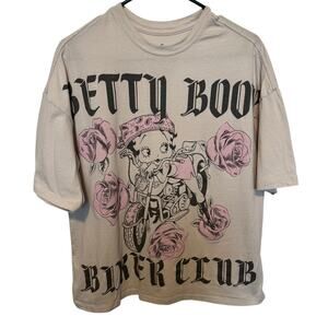 Betty Boop Biker Club Graphic Tee